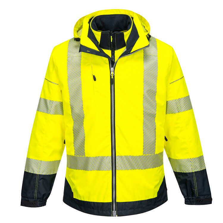 T434 PW3 Hi-Vis breathable 3in1 Jacket - dixiesworkwear