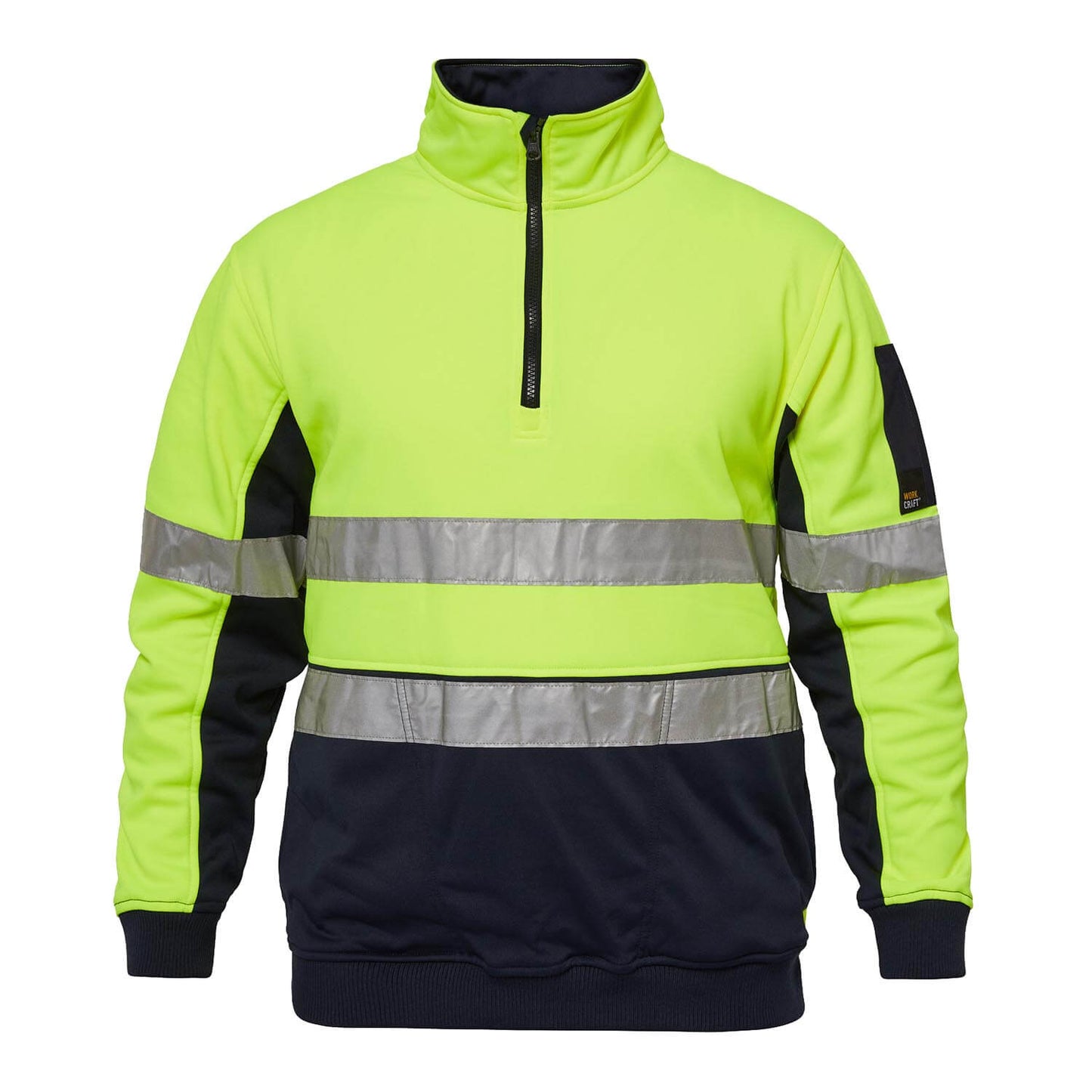 WT8013 Hi Vis 1/2 Zip Pullover Tape