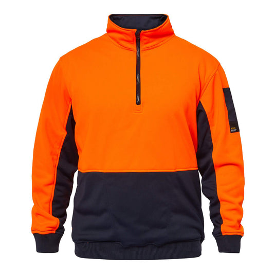 WT8012 HI Vis 1/2 Zip Pullover