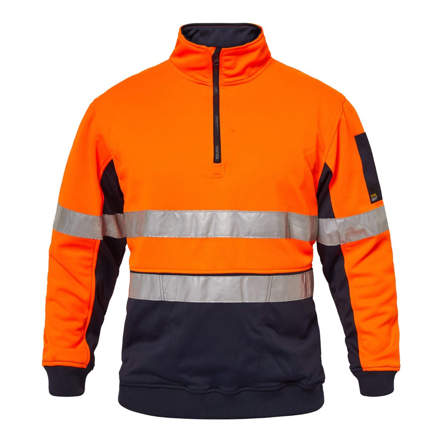 WT8013 Hi Vis 1/2 Zip Pullover Tape