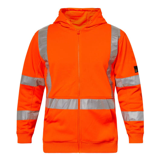 WT8016 Hi Vis Hoodie With X-Tape